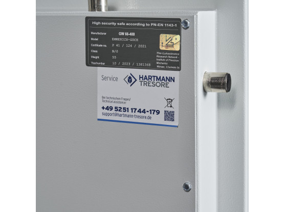 WS 135-02 Cassaforte per pistole